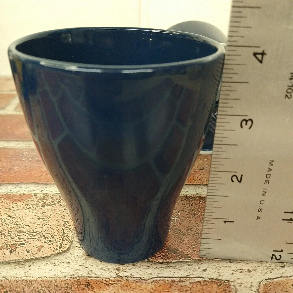 IKEA Fargrik Mugs Blue (Set of 3) Coffee Tea Stoneware‎ Cup #21533 Stackable